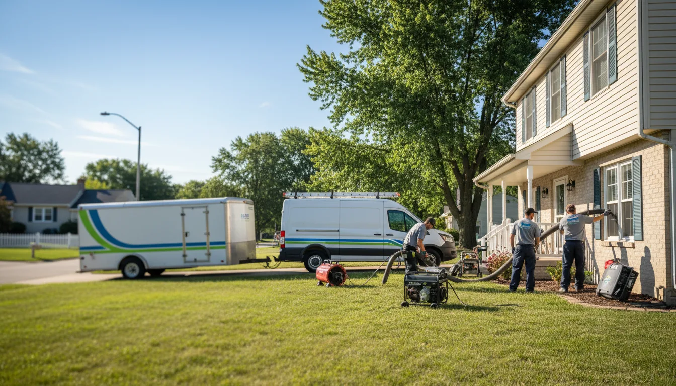 Flooded Basement Restoration And Cleanup With Repair in Potsdam, OH near me